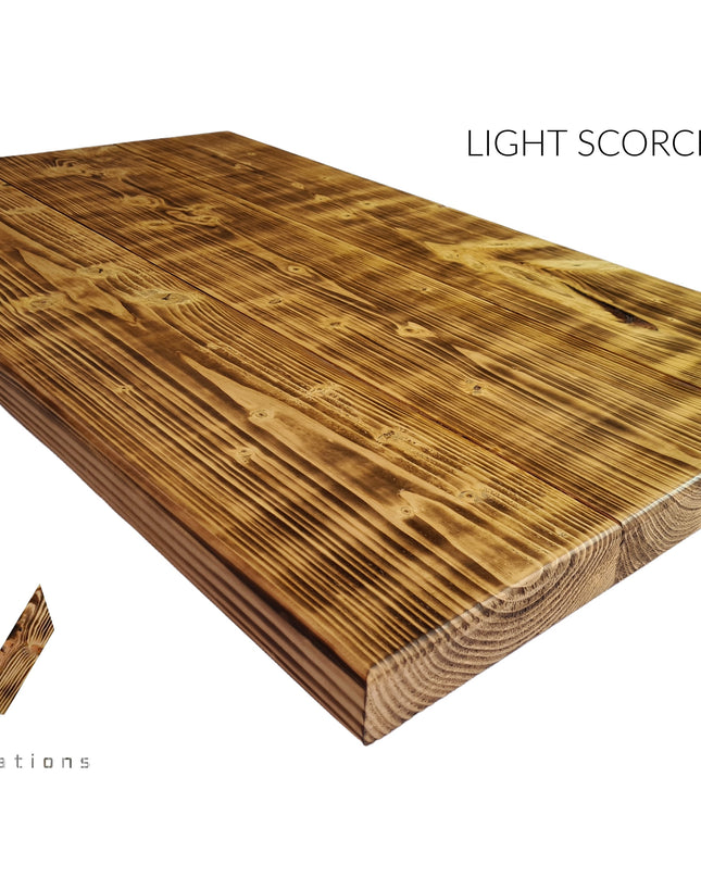 Industrial Chunky Dining Table - Solid Timber Top | UK Made