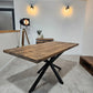 ndustrial Dining Table with Spider-Style Legs – Solid Wood & Metal - DK Fabrications