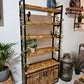 Rustic Industrial Bookshelf – Solid Wood & Metal - DK Fabrications