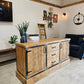 Industrial Sideboard – Wood & Metal Storage Cabinet - DK Fabrications