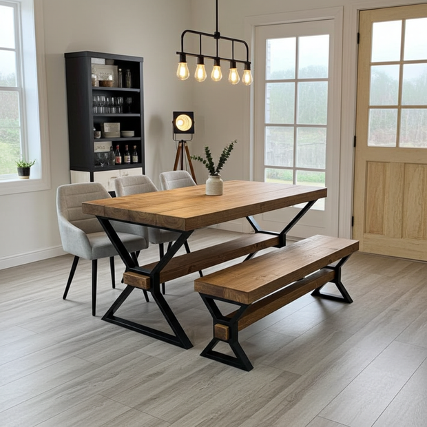 chunky dining room table