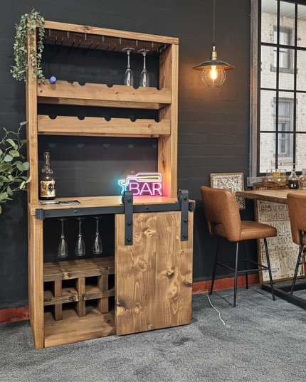Drinks cabinet, wine cabinet industrial