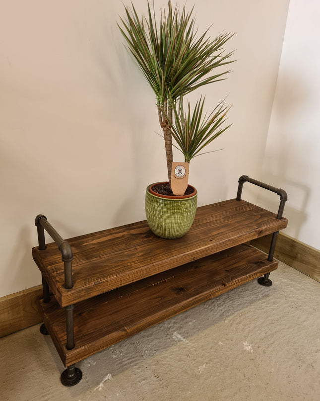Shoe rack rustic industrial | UK Made - DK Fabrications
