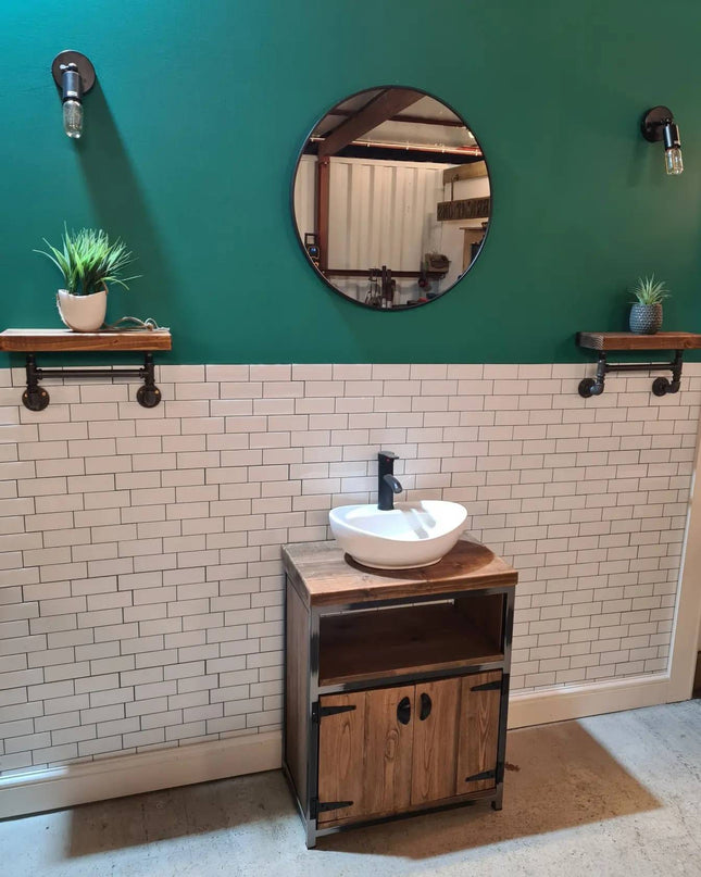 Vanity unit-rustic-handmade | UK Made - DK Fabrications