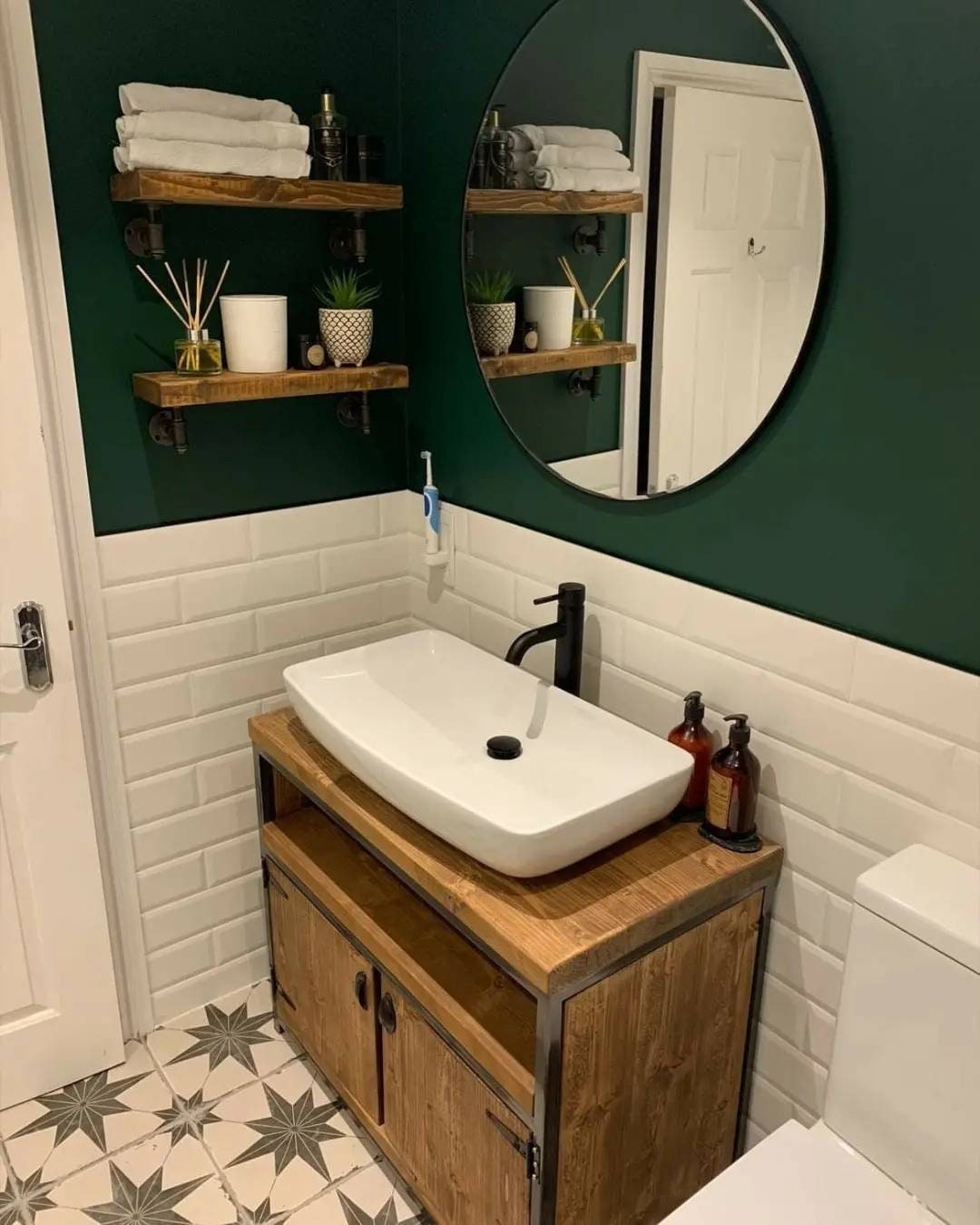 Vanity unit/rustic/handmade