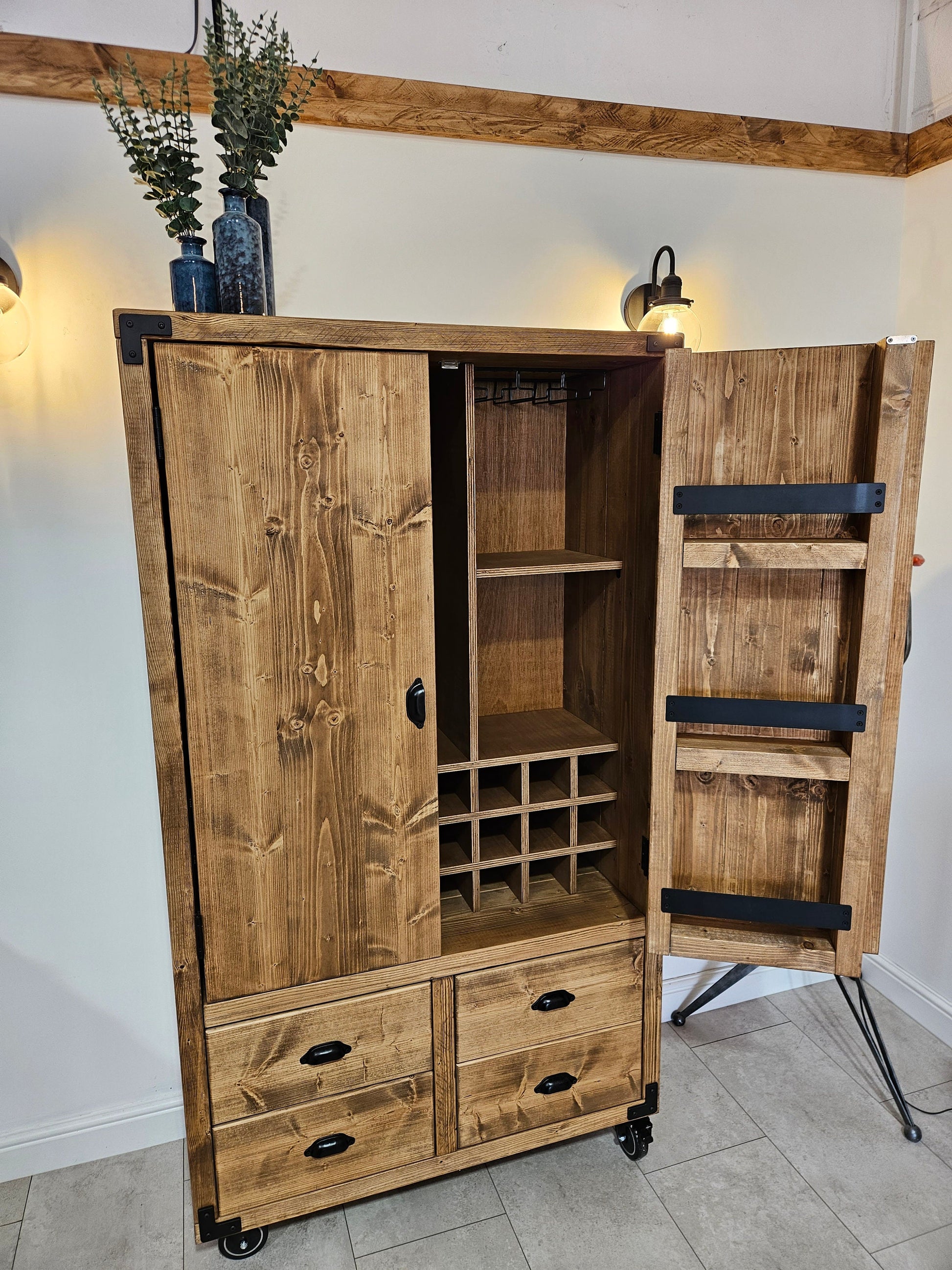 Industrial drinks cabinet