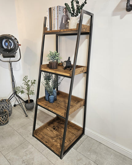 Industrial bookshelf-bookcase- shelving-storage | UK Made - DK Fabrications