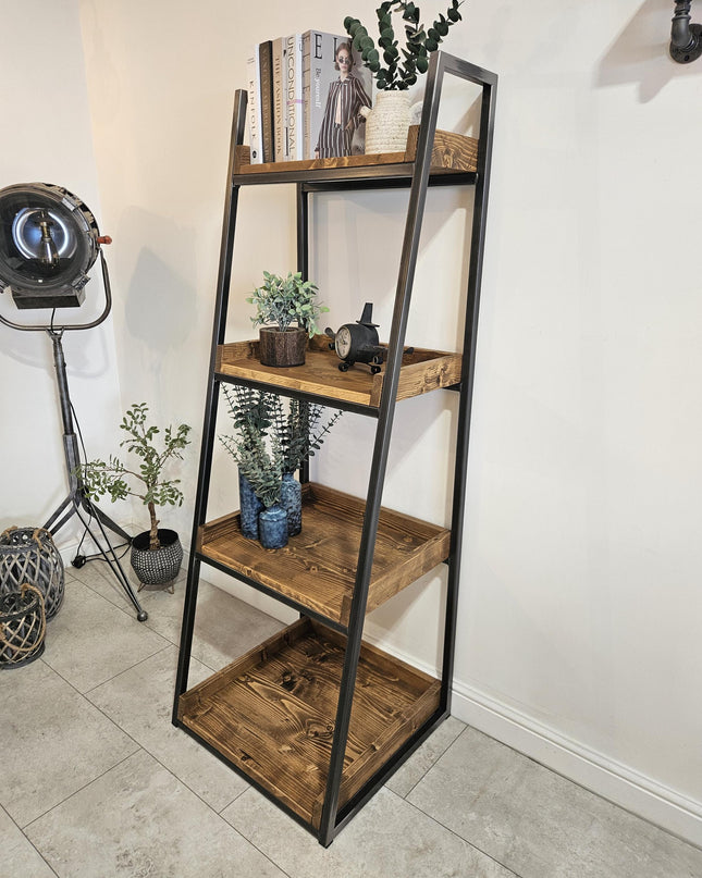 Industrial bookshelf-bookcase- shelving-storage | UK Made - DK Fabrications