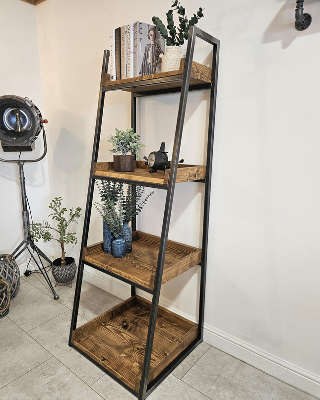 Industrial bookshelf-bookcase- shelving-storage | UK Made - DK Fabrications