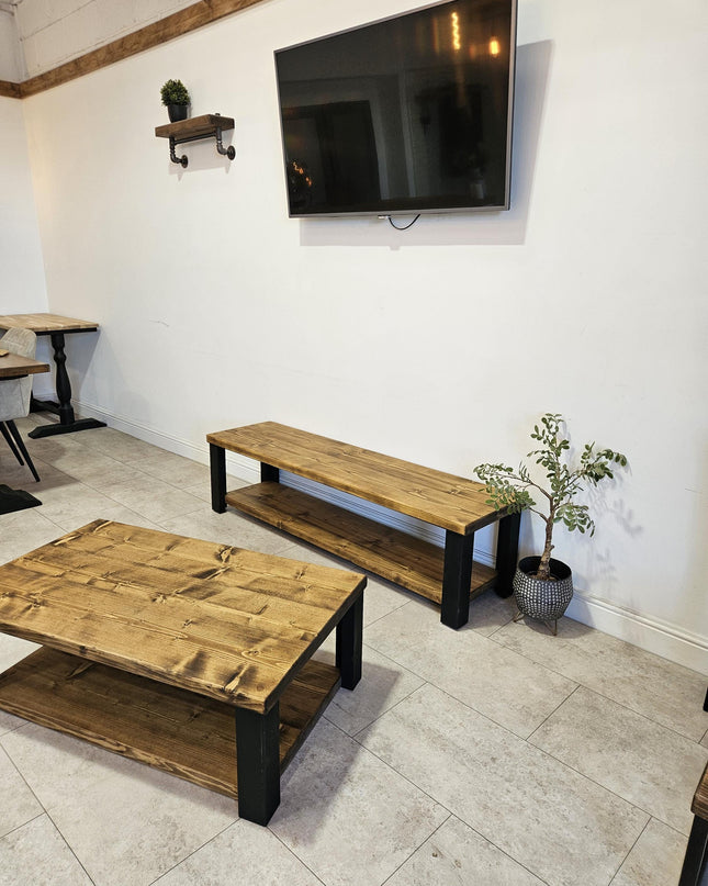 TV Stand-media unit-Rustic | UK Made - DK Fabrications
