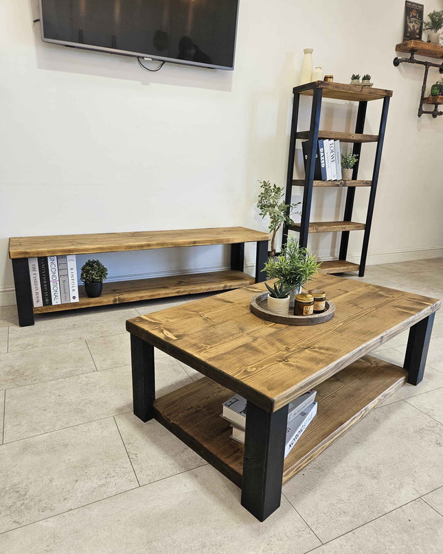 Coffee table rustic-handmade- farm house style | UK Made