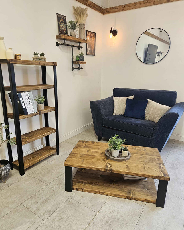 Coffee table rustic-handmade- farm house style | UK Made