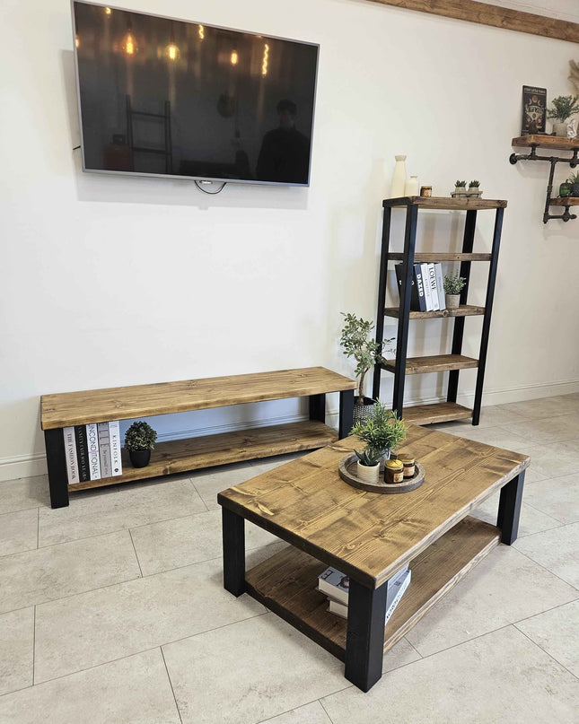 Coffee table rustic-handmade- farm house style | UK Made