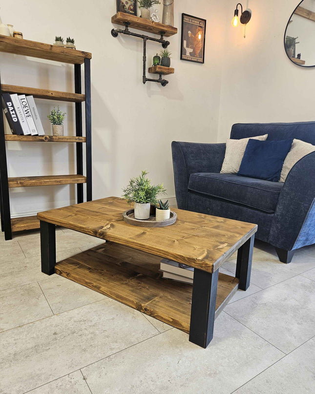 Coffee table rustic-handmade- farm house style | UK Made