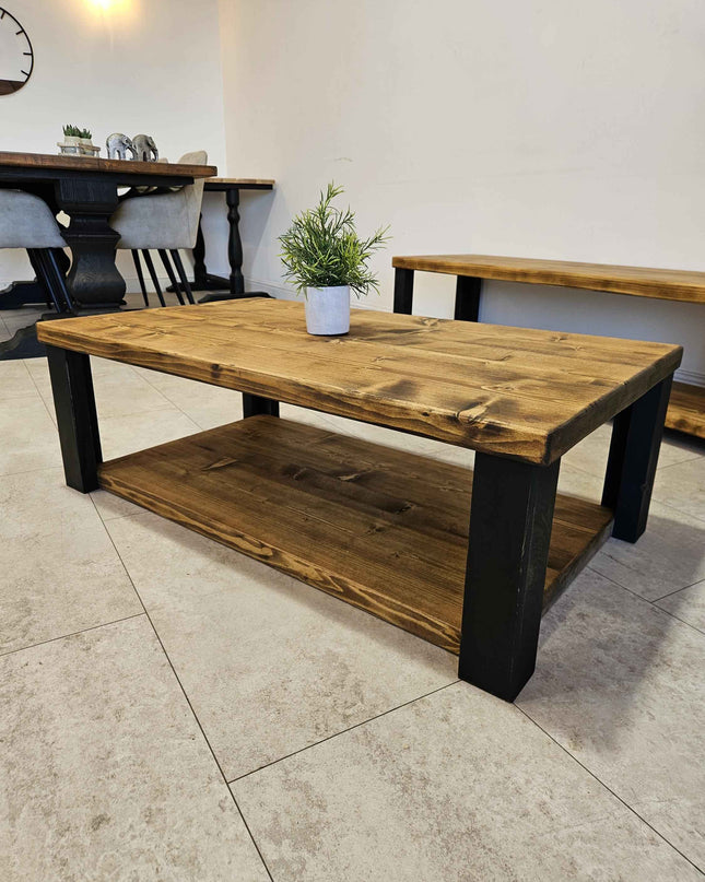 Coffee table rustic-handmade- farm house style | UK Made
