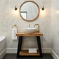 Bathroom unit vanity wooden storage handmade