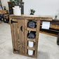 Bathroom cupboard storage handmade