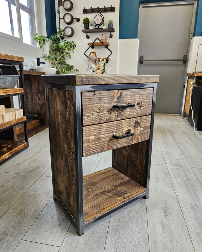 Rustic industrial Vanity unit-drawers | UK Made - DK Fabrications