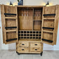 Industrial Drinks Cabinet – Tall Metal Bar Cabinet for Home & Entertaining - DK Fabrications