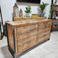 Rustic Industrial Chest of Drawers – Wood & Metal Storage Cabinet - DK Fabrications