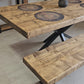 Handmade Dining Table with Spider-Style Legs – Farmhouse Industrial Furniture | UK Made