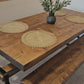 Chunky Dining Table – Handmade Farmhouse Dining Table in Solid Wood | UK Made