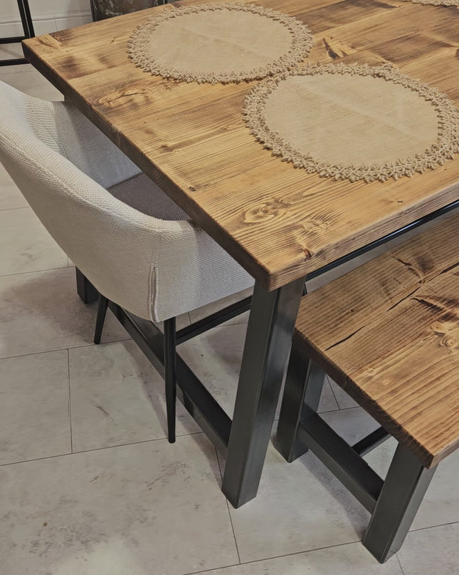 Dining Table UK Made Farmhouse handmade