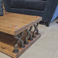 Coffee table handmade industrial rustic