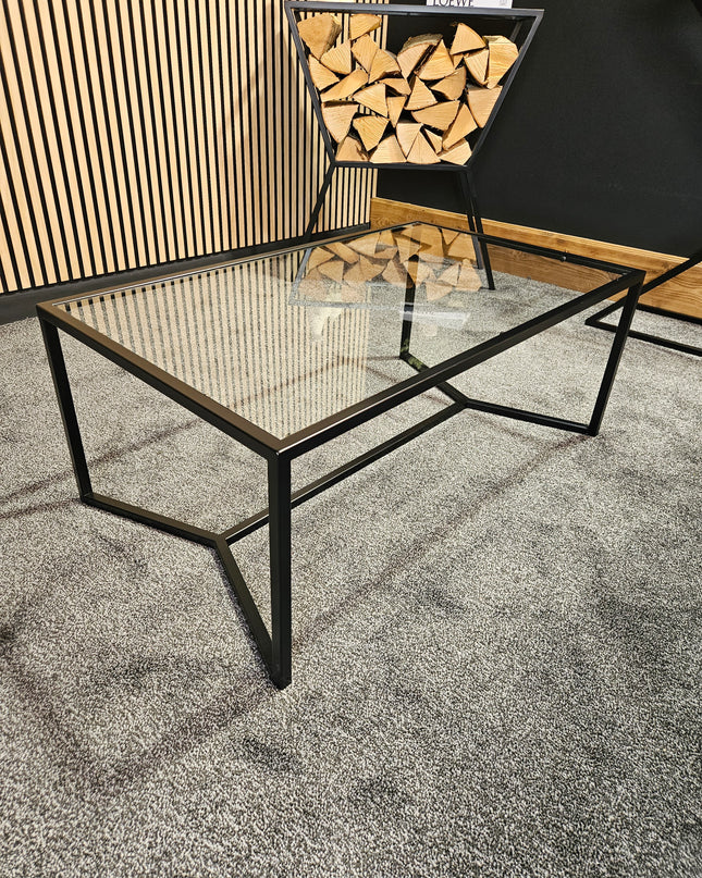 Glass coffee table|UK Made - DK Fabrications