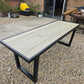 Outdoor dining table/prosecco table