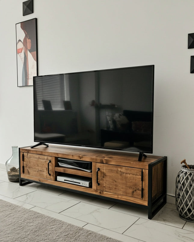 Industrial tv stand