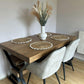Chunky Dining Table – Handmade Farmhouse Dining Table in Solid Wood | UK Made