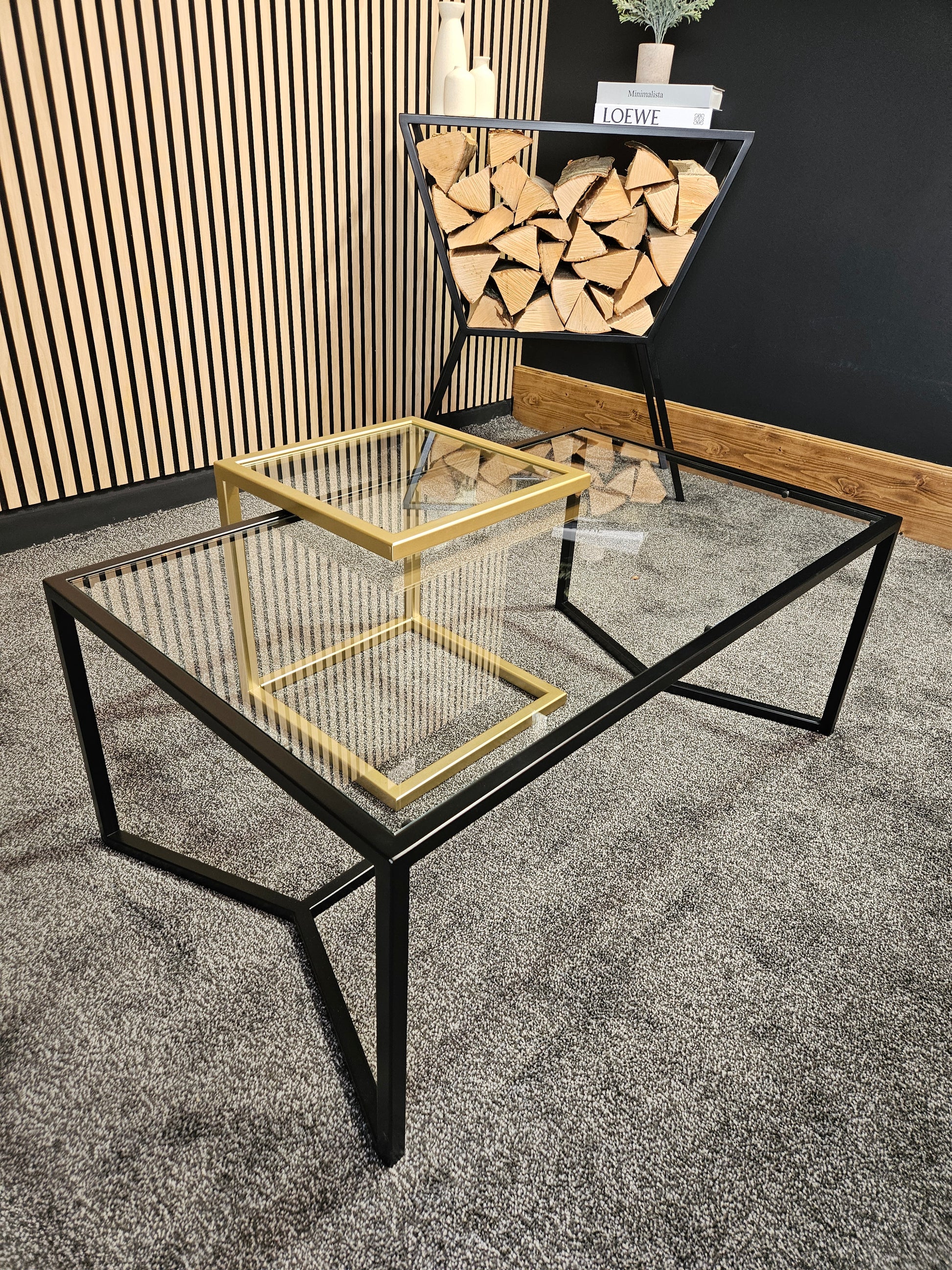 Cantilever ottoman table - DK Fabrications