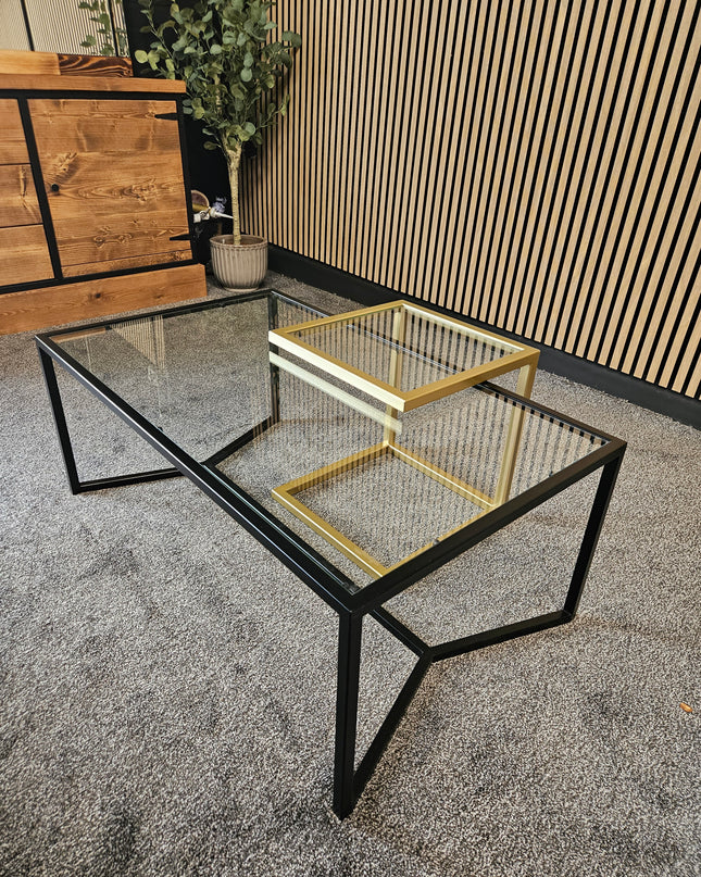 Cantilever ottoman table - DK Fabrications