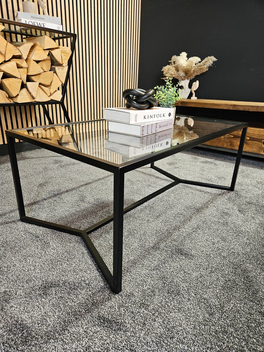 Glass coffee table|UK Made