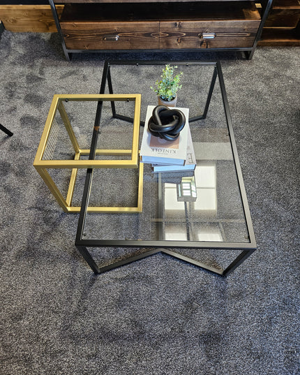 Glass coffee table|UK Made - DK Fabrications
