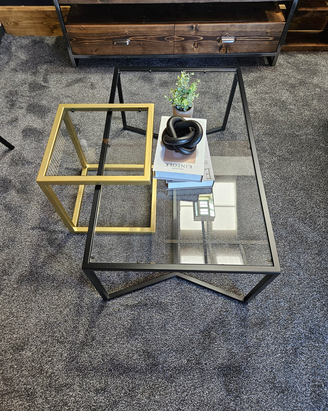 Glass coffee table|UK Made - DK Fabrications