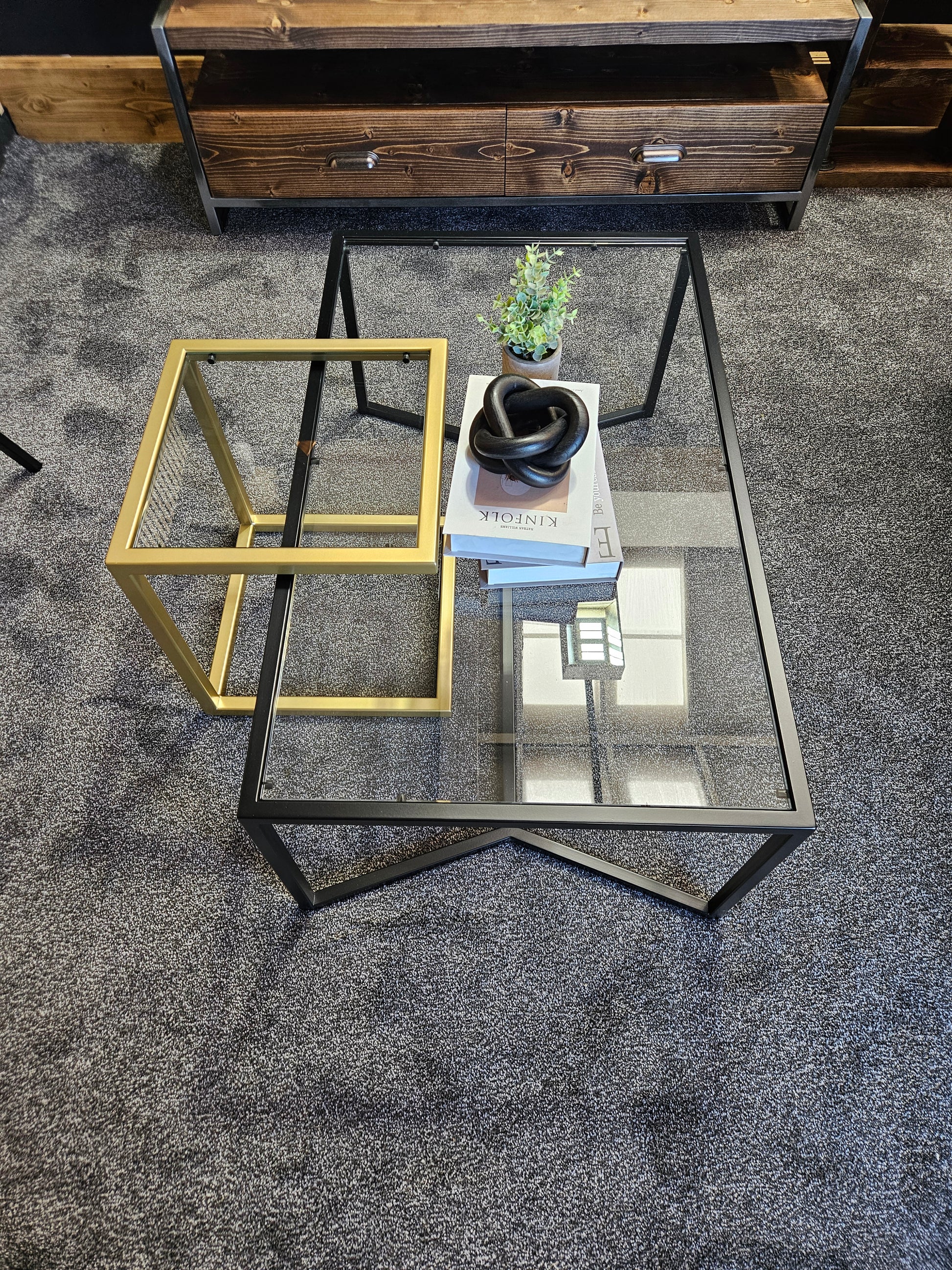 Glass coffee table|UK Made - DK Fabrications