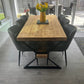 Chunky Dining Table – Handmade Farmhouse Dining Table in Solid Wood | UK Made