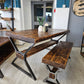 Chunky Dining Table – Handmade Farmhouse Dining Table in Solid Wood | UK Made