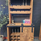 Industrial Drinks Cabinet – Handmade Solid Wood & Steel Bar Cabinet - DK Fabrications
