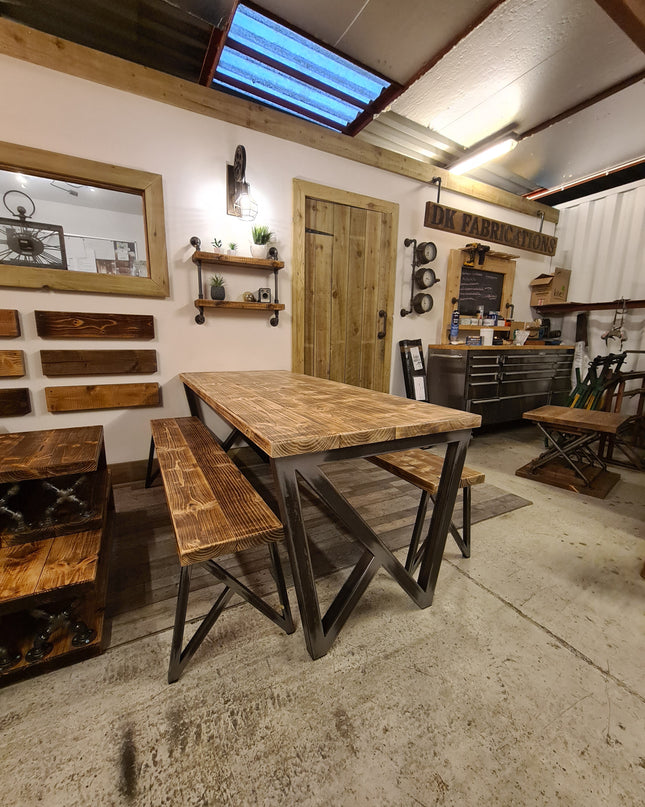 Industrial Dining table-unique | UK Made