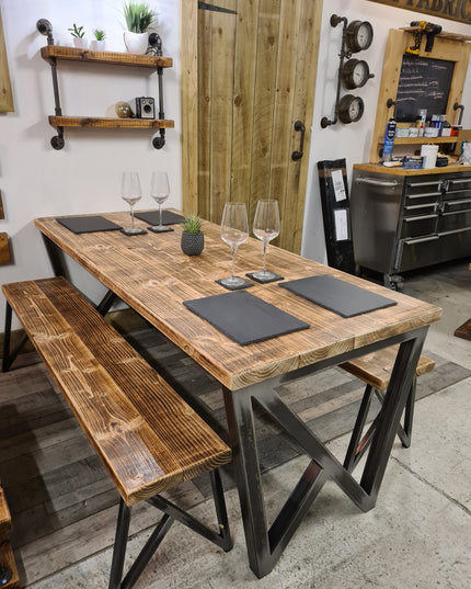 Industrial Dining table-unique | UK Made