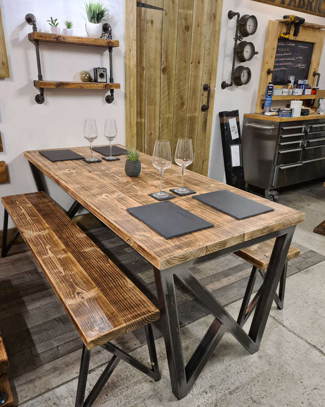 Industrial Dining table-unique | UK Made