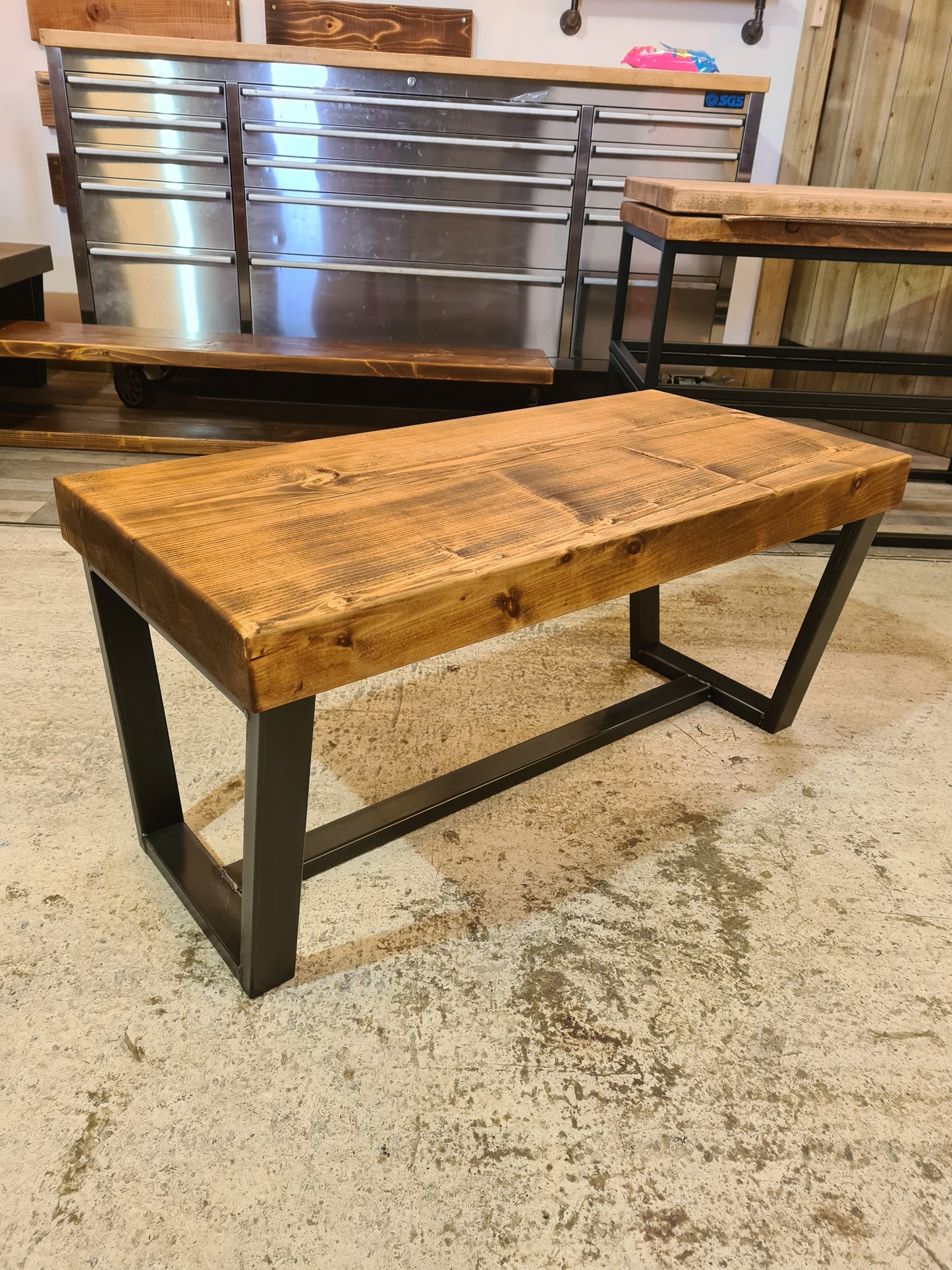 Chunky Coffee table industrial unique