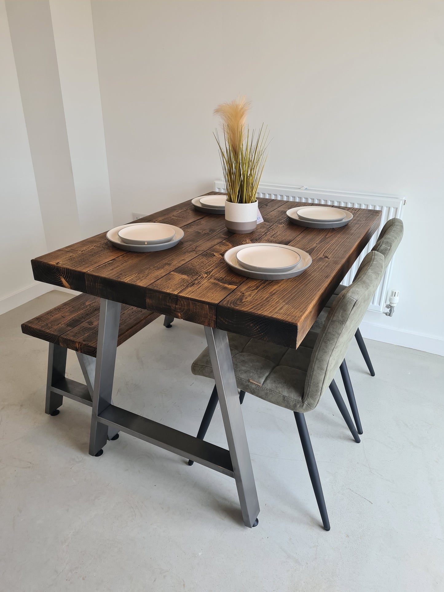 Dining Table with A Frame legs