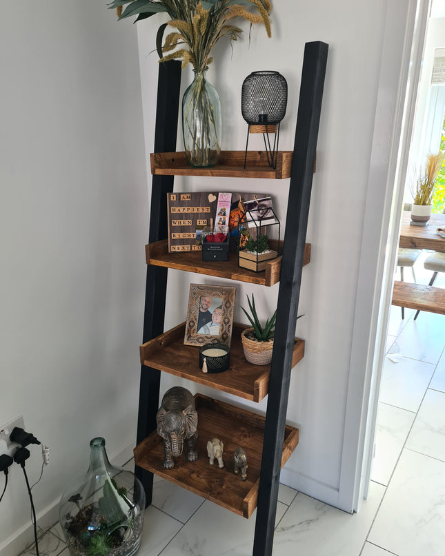 Industrial ladder bookshelf | UK Made