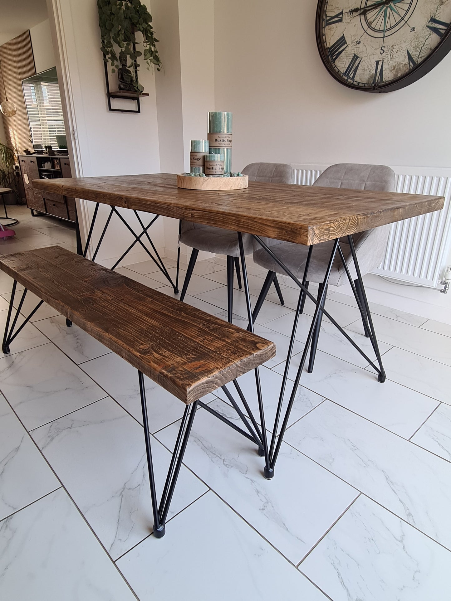 Hairpin style Dining Table