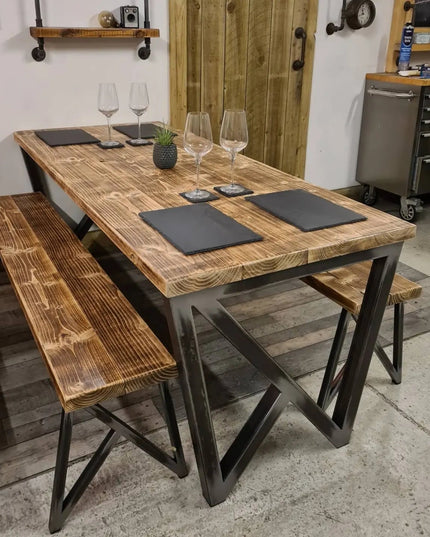 Industrial Dining table-unique | UK Made