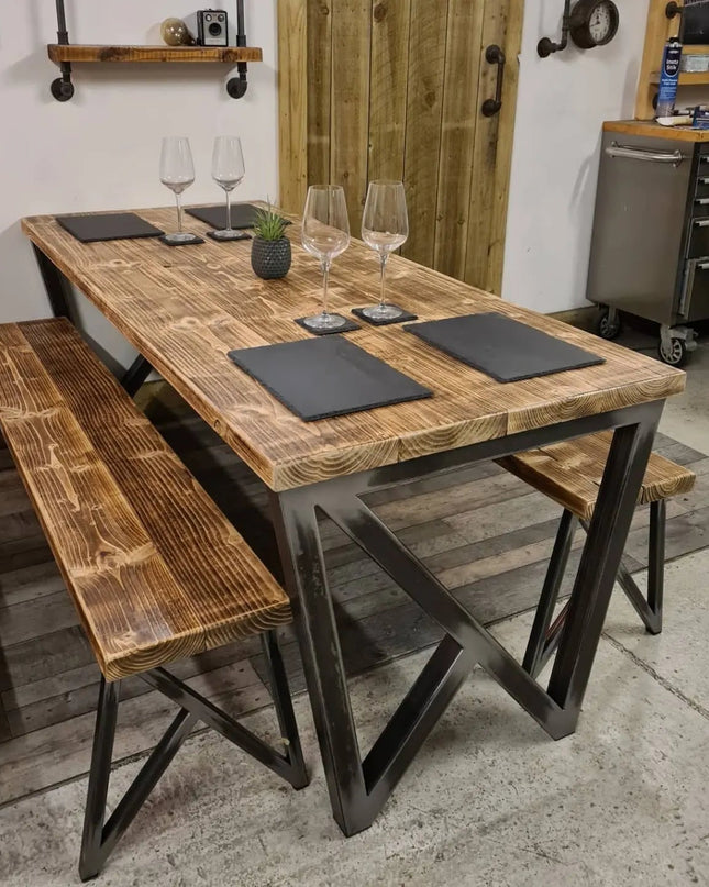 Industrial Dining table-unique | UK Made